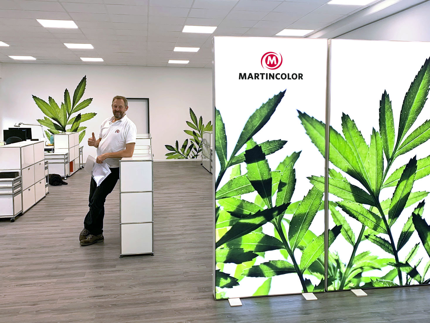 LED exhibition wall as a room divider LED exhibition wall as a room divider