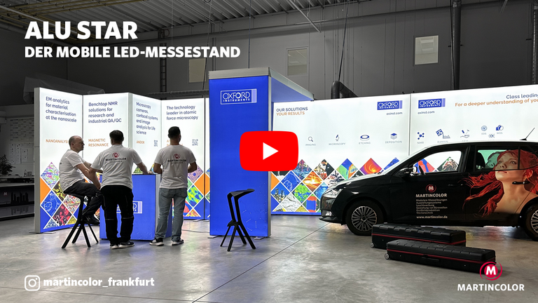 Stand d'exposition mobile à LED - transport