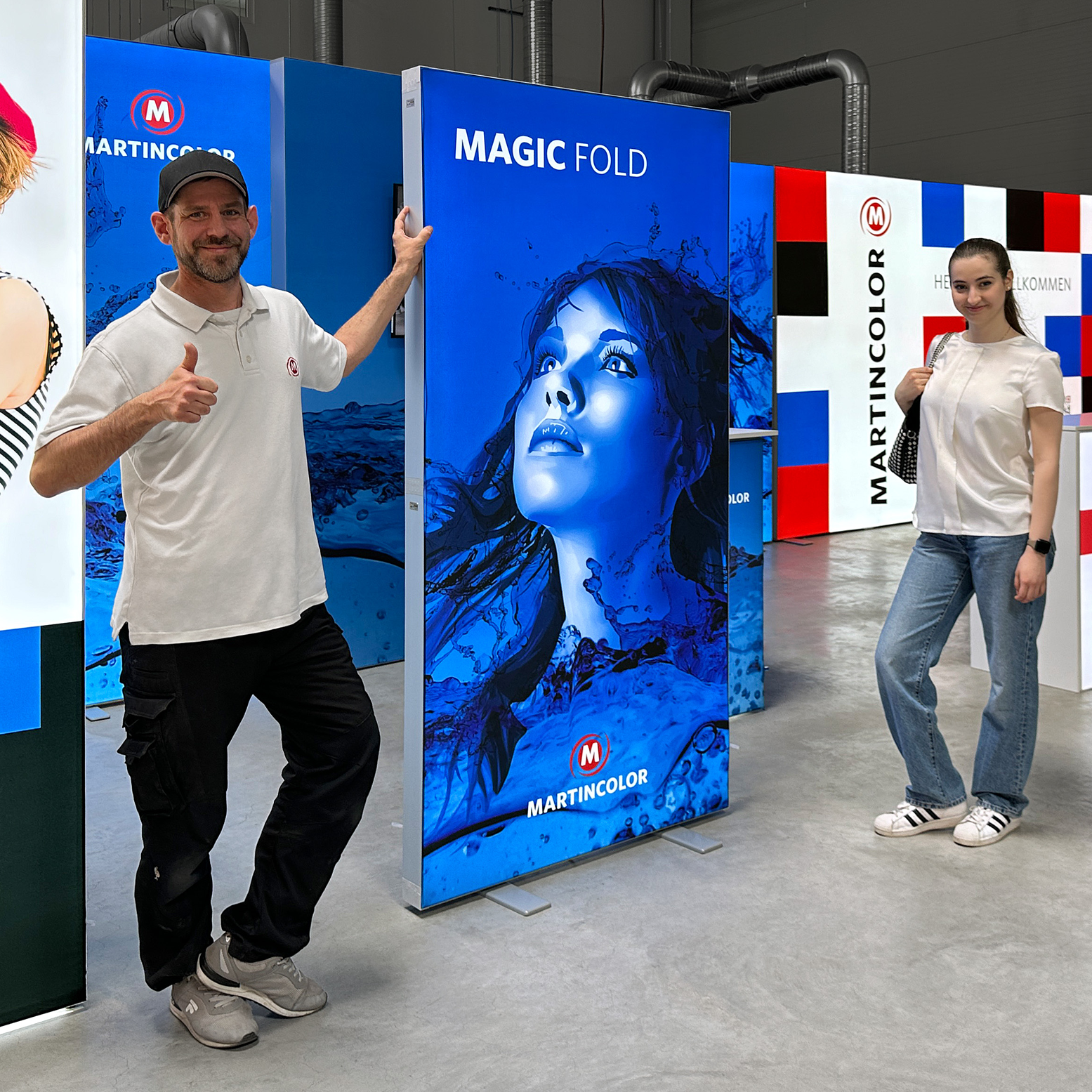 Affichage lumineux pliable MAGIC FOLD