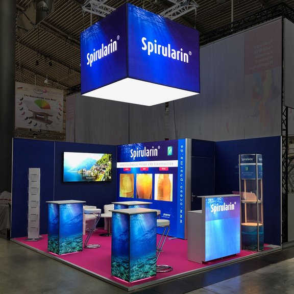 LED Messestand - OCTAlumina und OCTAwall - ocean pharma GmbH