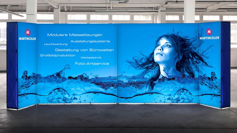 Stand d'exposition LED - GRID Lightbox