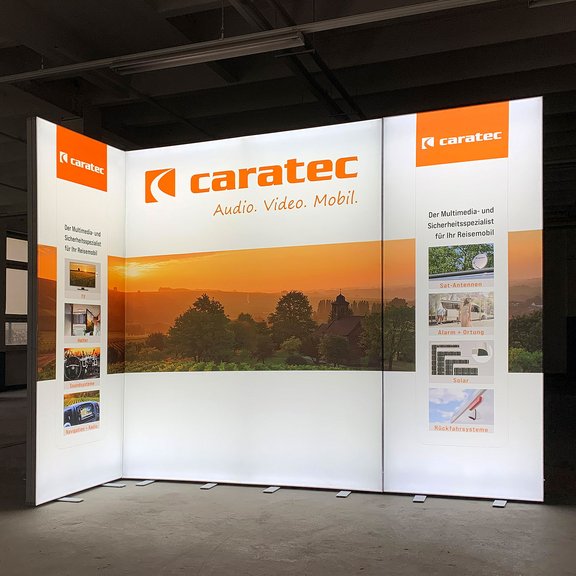 LED Messestand - ALU LightUp - Caratec GmbH