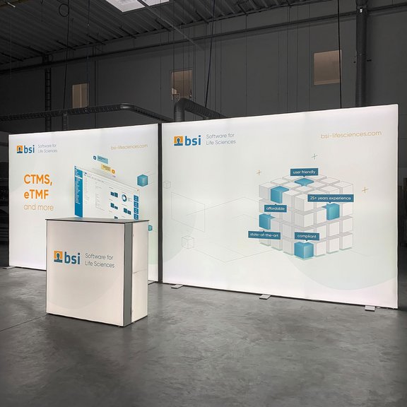 LED Messestand - ALU STAR - BSI Business Systems Integration AG