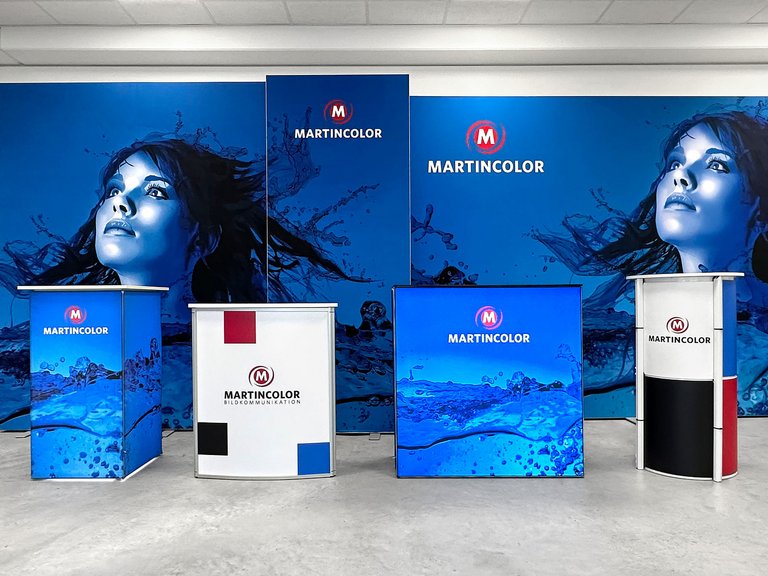 MARTINCOLOR salle d'exposition - Comptoirs d'exposition