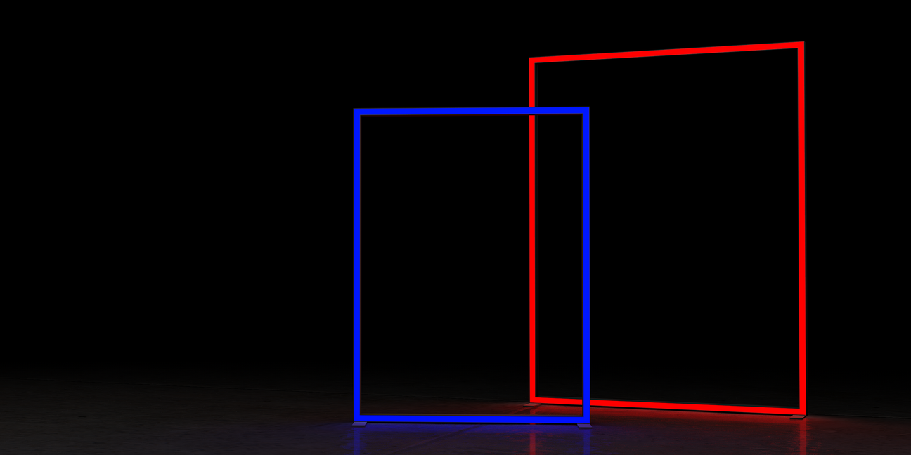 RGB Frame als Highlight für Ihren LED-Messestand RGB Frame als Highlight für Ihren LED-Messestand