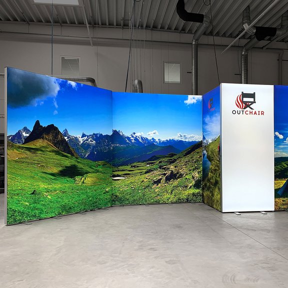 LED Messestand - ALU LightUp - Outchair GmbH