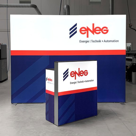 LED Messestand - ALU STAR + ALU STAR MAX LED-Theke - eNeG GmbH