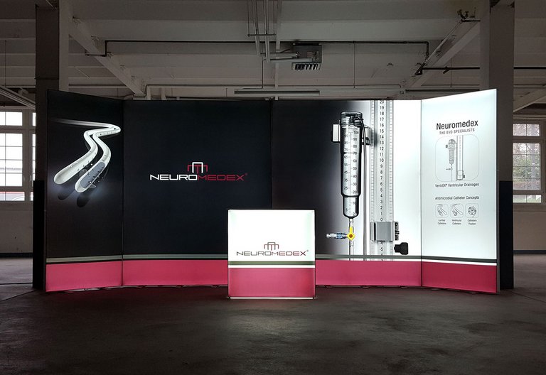 LED exhibition stand - ALU LightUp - Neuromedex GmbH LED exhibition stand - ALU LightUp - Neuromedex GmbH