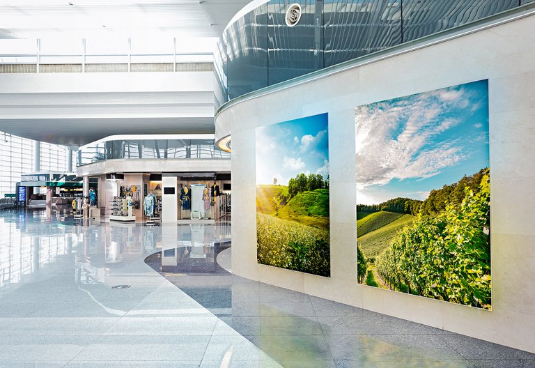 LED exhibition wall as a mural LED exhibition wall as a mural