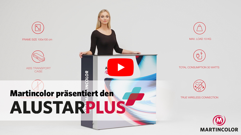 Comptoir LED ALU STAR PLUS