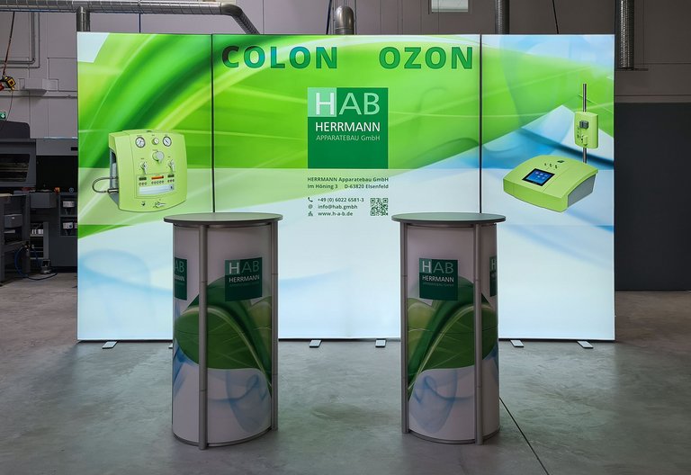 LED exhibition stand - ALU LightUp - HERRMANN Apparatebau GmbH LED exhibition stand - ALU LightUp - HERRMANN Apparatebau GmbH