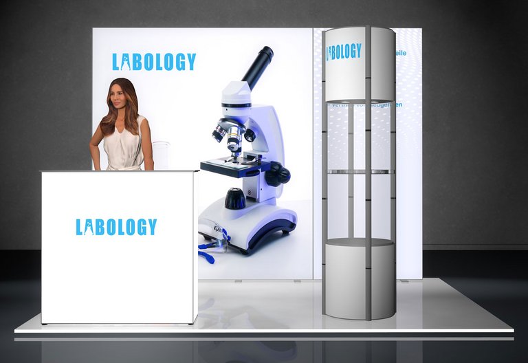 Stand d'exposition LED - Kit d'exposition 3x2 m Stand d'exposition LED - Kit d'exposition 3x2 m