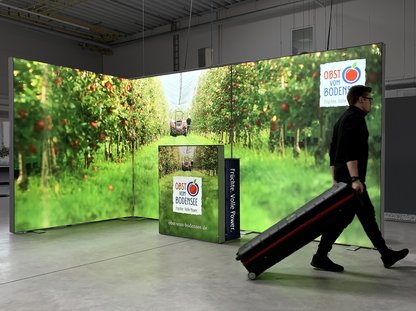 LED Messestand - ALU STAR - Obst vom Bodensee GmbH