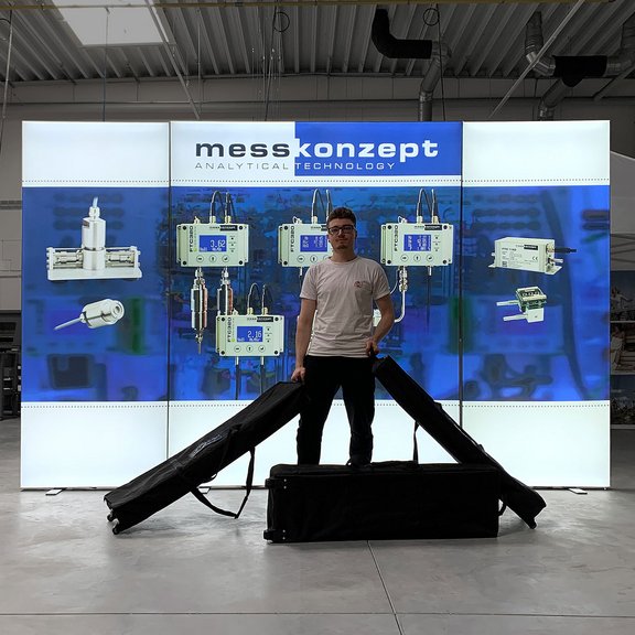 LED Messestand mobil - ALU LightUp - Messkonzept