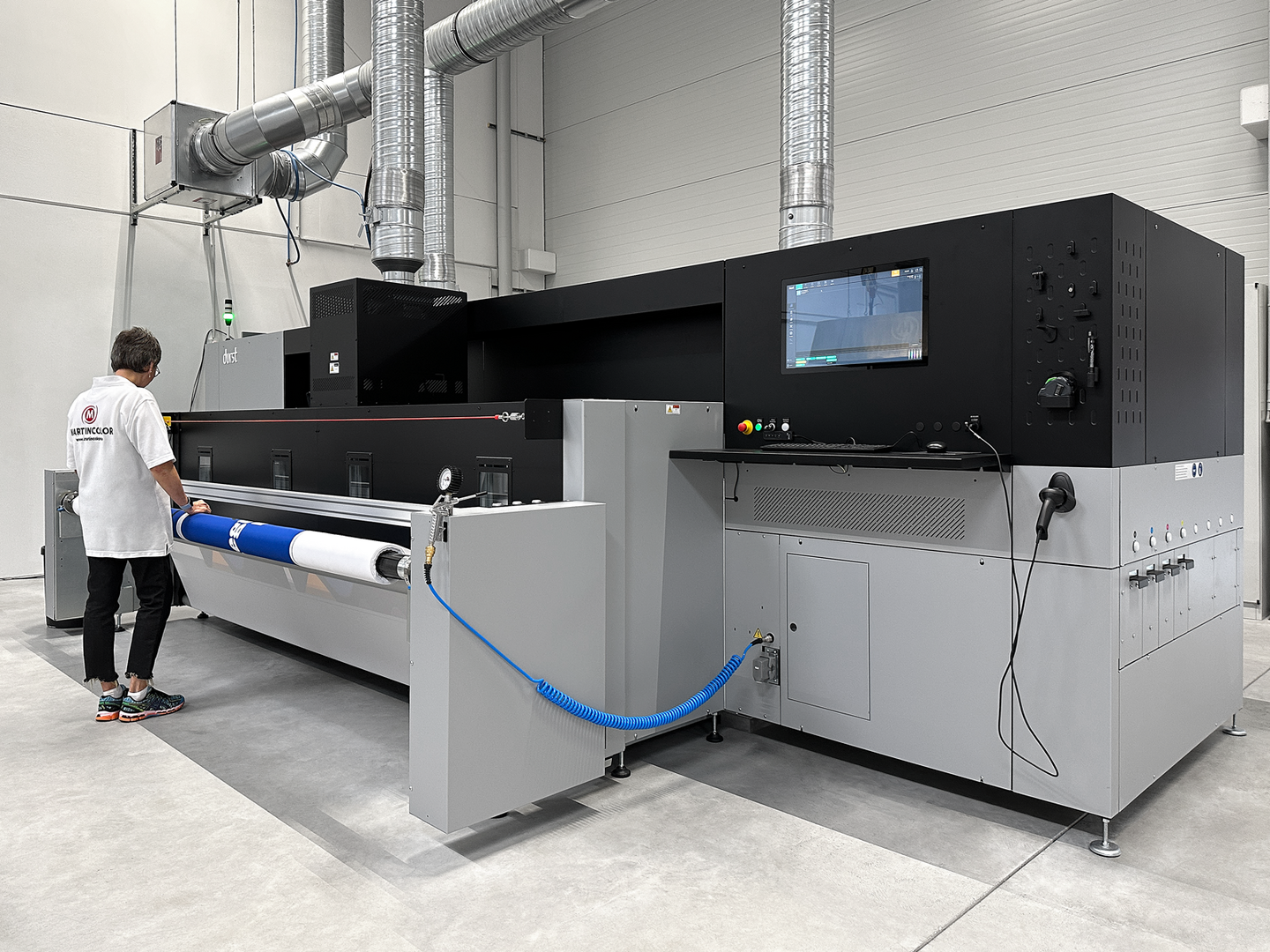 Printing an LED exhibition stand